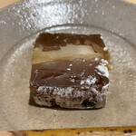 銀座 しのはら - 18. 百合根と黒糖の葛焼き
