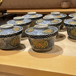 銀座 しのはら - 16. 鯛蕪の器がスタンバイ