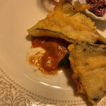 はまあかり潮音閣 - トマトと大韮の自家製ディップソース