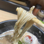 らーめん 伊藝 - 極細ストレート麺！