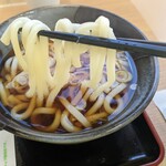 Tsurusu Pakingu Eria No Bori Sen Sunakku Kona - うどん定食_生卵(2022.11)