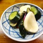 やきとりつたや - 漬物(サービス品)