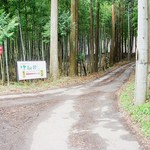 南側の取り付け道路と、湖沿いの取り付け道路の分岐ですｗ