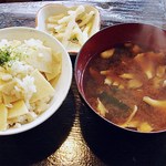 竹仙郷 - 〆のご飯セットｗ　これだけでも十分美味いです（＾＾ｂ