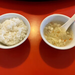 京華 - 小ライス 玉子スープ