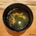 Wamiajidokoro Ippuku - 鮑と若芽の吸物