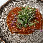 銀座嘉禅 - 牛肉のしゃぶしゃぶ風