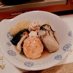 Wagokoro Kagiri - つーふー鍋＝牡蠣、あん肝、白子