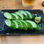 Nikomi Tsutahachi - 胡瓜の浅漬け＋わさび