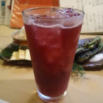 Kushikou - 朱朱（赤ワイン＋グレープフルーツ）