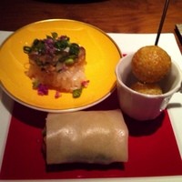 ラ・ボンバンス - しらすぱん、鯵のなめろうおこわ、フォアグラ甜麺醤