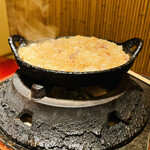Aigamo Ippin Toriyasu - ◎毎回、〆の食事は鴨炒めご飯を作って貰う。