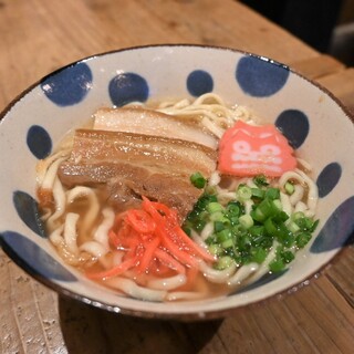 Directly delivered from Okinawa! Exquisite soba with authentic Okinawan noodles!
