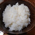 とんかつ とみた - 固めのおいしいご飯