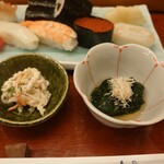 高砂寿司 - 小鉢2品