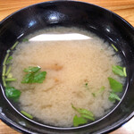 Ebi Tembun Ten - お味噌汁も美味しかったです。