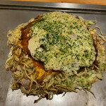 Okonomiyaki Hirano - 4492焼、チーズと餅入り