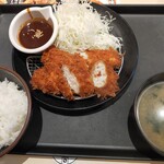 Matsunoya - 味噌ささみカツ定食