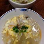 牛たん料理 閣 - 〆はおじやとテールスープ