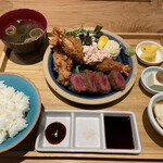 TOKI - MIXフライ定食トリプル　¥1,680