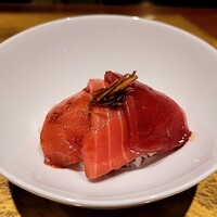 蕎庵 三たて - まぐろ丼