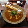 うどん 蔵十 - 料理写真:あまからスジコンカレー＋ちくわの天ぷら