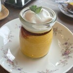 旬菜CAFE ふ輪り - 那珂カボチャのカボチャプリン