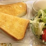 Kafe Mujika - モーニングＡセット、飲み物＋100円