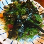 すっぽん・ふぐ料理 寿司割烹 得月 - 得月オリジナルのすっぽん造り（サラダ）