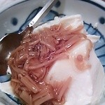 Kushitake - お通し　豆腐なめ茸