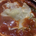 飛騨牛 牛串屋 じゅじゅ - 飛騨豚トマトチーズ鍋(1人前)