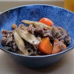 家庭料理 小川 - 牛肉ごぼう