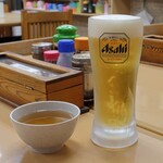 栄食堂 - お茶とスーパードライ生ビール