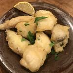 da Uma - 穴子のフリッター（みょうがフリッター添え）　byまみこまみこ