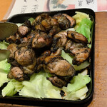 宮崎料理 万作 - 苦いだけの炭火焼き