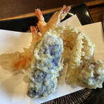 手打ちそば さんぽ - 天ぷら　サクサクで美味しかった‼️(^｡^)