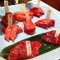 焼肉専科　肉の切り方 銀座数寄屋橋店 - 切り方に拘った８種盛り