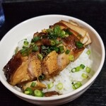 塩そば専門店 桑ばら - 鶏醤油そば改と鶏丼の定食