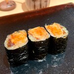 鮨 あらい - 追加 鮟肝西瓜奈良漬け巻き