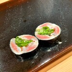 鮨 あらい - 鰯 サラダ巻き