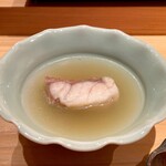 鮨 あらい - めぬけ 鯛のスープ