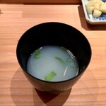 鮨 あらい - 蜆 二倍濃縮出汁