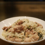 鉄板DINING O - セセリとすぐきバターライス1000円