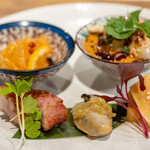 中華ダイニング 一途一心 - 2022.11 前菜盛り合わせ