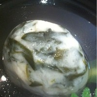 日本料理 晴山 - わかめのしんじょ・うるい・あわびのお椀