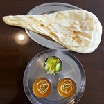 インド料理 ディヨ - Cセット：チキンカレーとキーマカレー