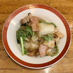 Chuuka Ryouri Seika - Bセット（ラーメン＋半中華丼） ¥850 の半中華丼