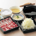 黒豚ねぎしゃぶ膳