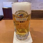 横田屋  - ビール 1杯目
