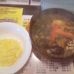Tenjiku - 野菜カレー、ライス小盛